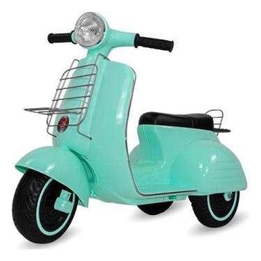 Mini Motinha Elétrica Infantil Patrulha Canina Mini Moto Cor Azul