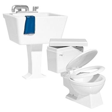 Imagem de Hardcore Toilet and Sink Combo Deal para figuras de ação de wrestling