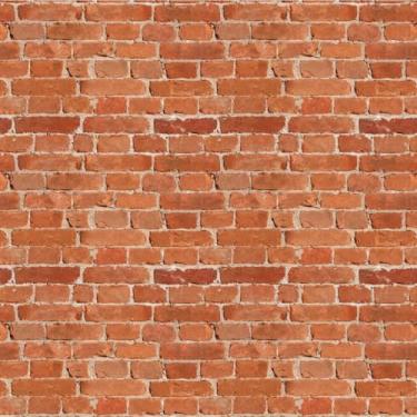 Imagem de Papel De Parede Adesivo Tijolinho Rústico Tons Laranja 10m