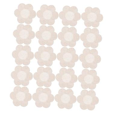 Imagem de PACKOVE 10 Pares Adesivos De Capa Sem Reutilizável Levantar Pastéis Sujetadores Para Mujer Pastéis Femininos Tapa Pezones De Mujer Senhorita Creme De Renda Pétala