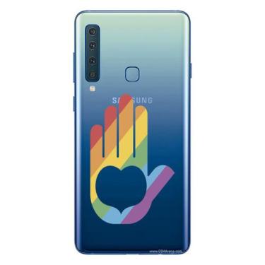 Imagem de Capa Case Capinha Samsung Galaxy A9 2018 Arco Iris Mão - Showcase