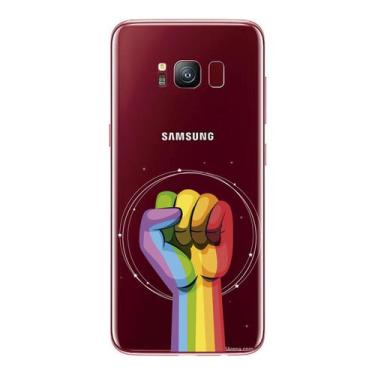 Imagem de Capa Case Capinha Samsung Galaxy  S8 Arco Iris Luta - Showcase