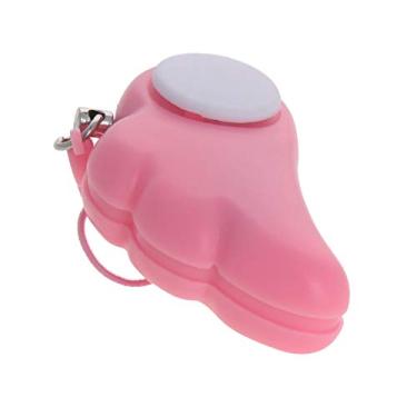 Imagem de Bettomshin Alarme pessoal de som seguro, 2 peças 90DB chaveiro de alarme de segurança pessoal, alarme de segurança de autodefesa de emergência para mulheres homens crianças idosos, rosa