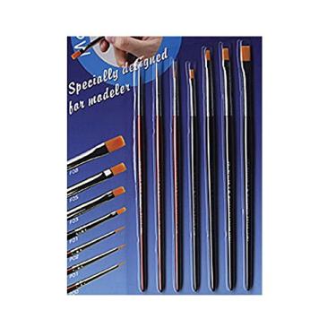 Imagem de Jogo De 7 Pincéis Para Plastimodelismo Master Tools 09900