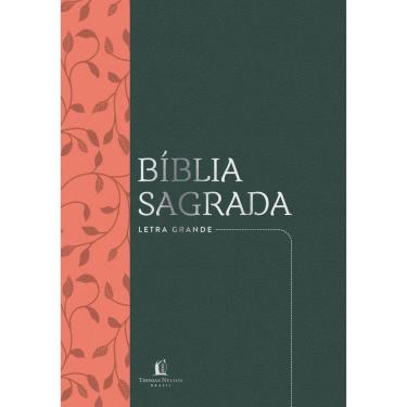 Imagem de Bíblia Sagrada NVI, Couro Soft, Verde, Letra Grande, Leitura Perfeita