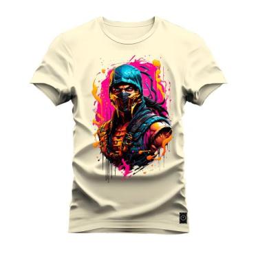 Imagem de Camiseta T-Shirt Algodão Premium 30.1 Cavaleiro Squid - Nexstar