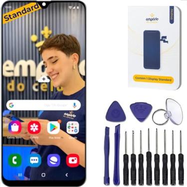 Imagem de Tela Display Frontal Compatível A20 Com Aro Premium