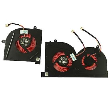 Imagem de Ventilador HK-part de substituição para refrigerador de ventilador de refrigeração MSI GS63VR Series GS63VR 6RF GS63VR 7RF GS63VR Stealth Pro MS-16K2 MS-17B1 BS5005HS-U2L1 BS5005HS-U2F1 Gpu CPU