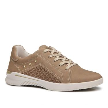 Imagem de Tênis Pegada Feminino em Couro Castor 210102-05-Feminino