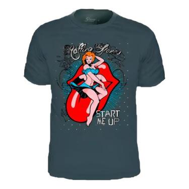 Imagem de Camiseta The Rolling Stones Start Me Up - Stamp