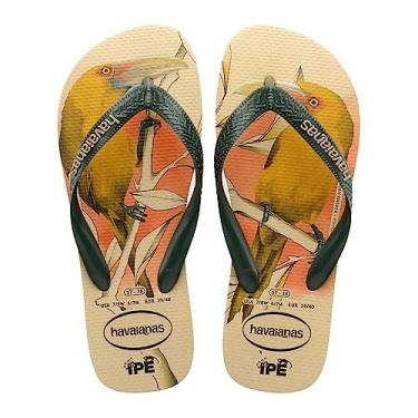 Imagem de Sandalias Havaianas Ipe Havaianas Adulto Unissex Areia/Verde Olive 39/40