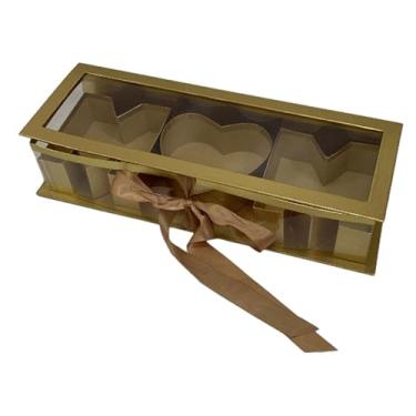Imagem de Generic Caixa de presente para mamãe, caixa de presente recarregável, elegante, caixa de embalagem de sabonete eterno para dia dos namorados, decoração, ouro