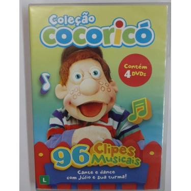 Imagem de colecao cocorico com 96 clipes musicais dvd (4 dvds)
