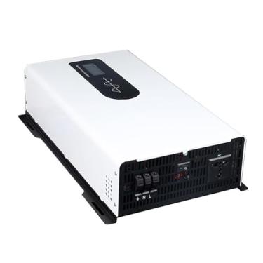 Imagem de 5000W Inversor de energia, onda senoidal pura DC 12 V 24 V 48 V 60 V 72 V para AC 110 V 220 V DC para AC conversor de potência com 1 tomadas AC, para carro/camping/solar,12v to 110v