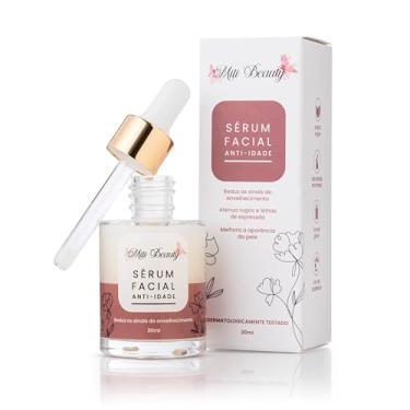 Imagem de Sérum Facial Anti-Idade de 30ml Com Nano Ácido Hialurônico, Retinol, Óleo de Mosqueta, Colágeno e Alantoína - Reduz Rugas e Linhas, Firmeza, Elasticidade, Hidratação - Miti Beauty