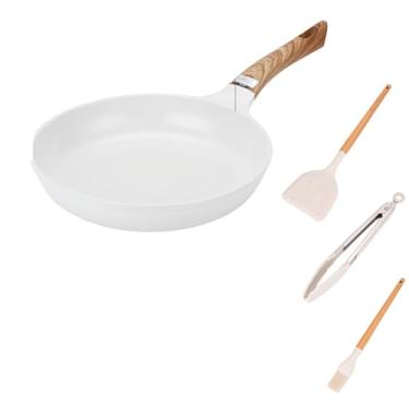 Imagem de Conjunto de panelas de cerâmica, frigideira e panela antiaderente, conjunto de panelas para crepe de café da manhã, frigideira de favo de mel, wok, cozinha japonesa, panela de esmalte, L, br