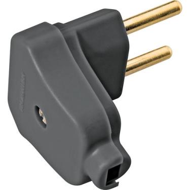 Imagem de Plugue Angular Tramontina 2P 10 A 250 V Tramontina Preto
