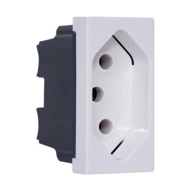 Imagem de Tomada Arteor 10 Amperes 2 Pólos+Terra Branco - Pial Legrand