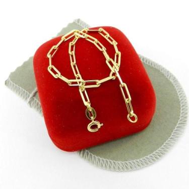 Imagem de Pulseira Masculina 24cm 3mm Banhado Ouro 18K PL443 - WNBIJOUTERIAS