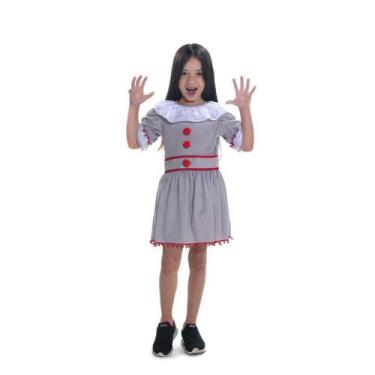 Imagem de Fantasia Palhaça It A Coisa Palhacinha do Mal de Halloween - Sulameric