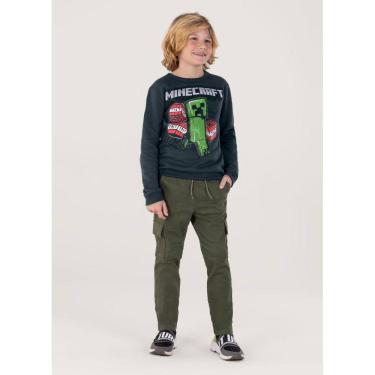 Imagem de Blusão Moletom Minecraft Infantil Unissex Brandili