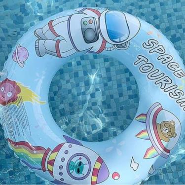 Imagem de Boia Cintura Redonda Inflável Astronauta 60 cm Infantil Praia Piscina 