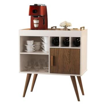 Imagem de Aparador Buffet Cantinho Do Café Paris 1 Porta Retrô Várias Cores - Be
