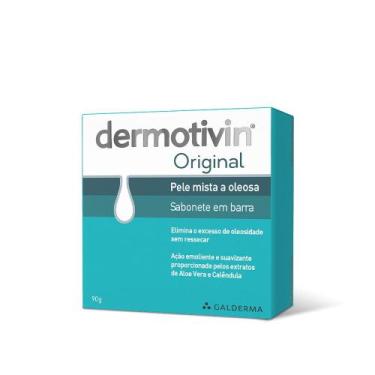 Imagem de Dermotivin Original Sabonete em Barra para Pele Mista ou Oleosa 90g