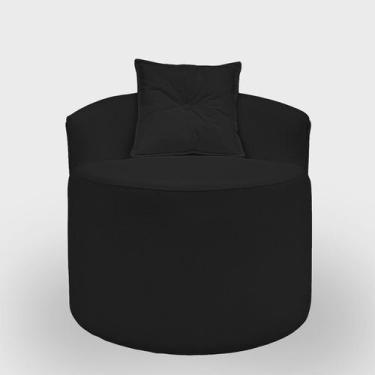 Imagem de Poltrona para Sala Orgânica Confortável e Reforçada Bouclé - Aliança D