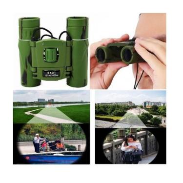 Imagem de Binóculo Portatil Profissional 8 X 21 Longo Alcance Verde LE-2050 IT-B