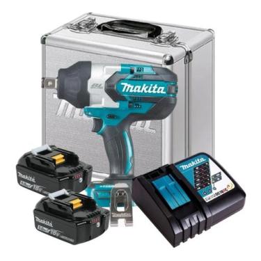 Imagem de Chave De Impacto 2 Bateria 18v 5ah 3/4 1050nm Dtw1001 Maleta - MAKITA