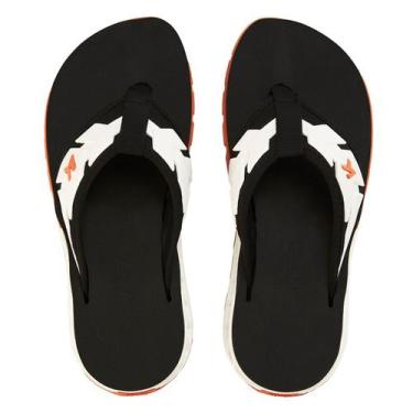 Imagem de Sandália Kenner Masculina Rakka Ultra Force, 43, Preto, Laranja