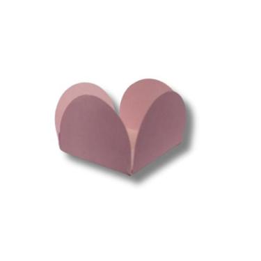 Imagem de 1.000 Forminhas 4 Pétalas Cor Rosa bebê P/ Doces Gourmets Brigadeiros 