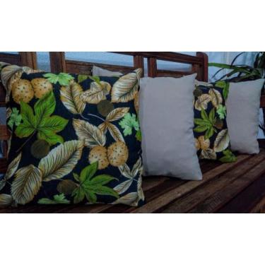 Imagem de kit 4 capas de almofadas Gorgurinho/ Oxford Areia 45 x 45 - Thais Enxo