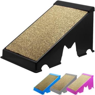 Imagem de Arranhador Gato Rampa Plástica Interativo Anti Estresse Evita Arranhar