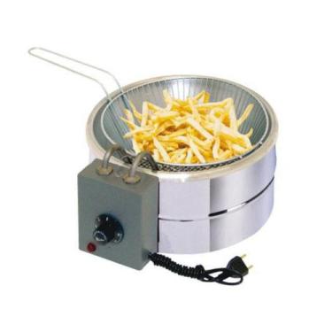 Imagem de Tacho para Frituras 3L Aço Inox Progás PR 310E - c/ Cesto Removível e 