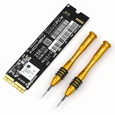 Imagem de INDMEM NVMe PCIe SSD 256 GB 3D TLC NAND Flash Disco rígido de substituição para MacBook Air de meados de 2013-2017, final de 2013 - meados de 2015 MacBook Pro Retina, final de 2013-2017 iMac, 2013 Mac Pro, Mac Mini 2014