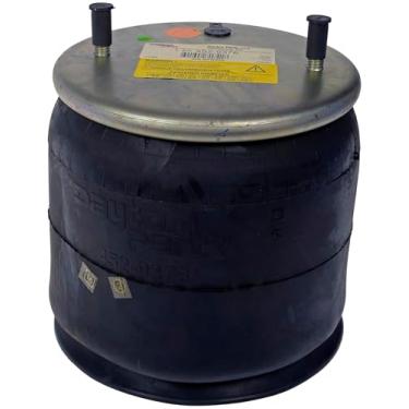 Imagem de Dayton Parts Mola de ar 452-9376L, lóbulo rolante, pistão composto, altura estática de 20 cm, diâmetro da placa superior de 22,7 cm, diâmetro do pistão de 24 cm, placa superior de dois furos, dois