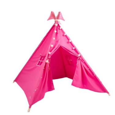 Imagem de Cabana Barraca Tenda Infantil - fabrinque, Rosa chiclete