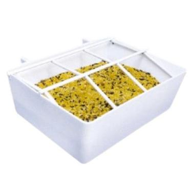 Imagem de Comedouro Bico Torto de Plástico com Grade - 500ml - Toco Tucano