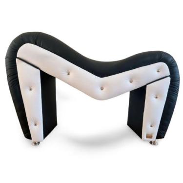 Imagem de Poltrona Decorativa Cadeira Quarto Posição Casal Namoradeira - Desire 