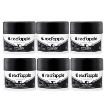 Imagem de Kit 6 Desodorante Em Creme Invisible 55G - Red Apple