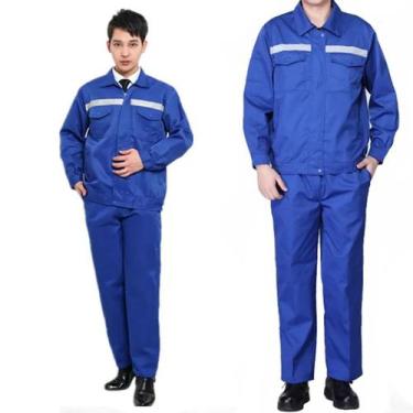 Imagem de Conjunto Uniforme EPI Segurança Do Trabalho Profissional Faixa Refleti