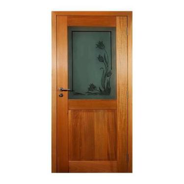 Imagem de Porta Monaco sem Vidro em Madeira Maciça Tauari - Mapaf, 90cm x 210cm