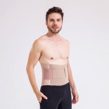 Imagem de 017 Cinta UNISSEX abdominal com fecho tiras autocolantes em tecido Fle