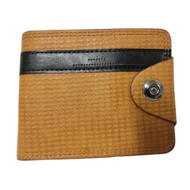 Imagem de Carteira Grande Porta Cartão Masculina - Idea, Marrom claro