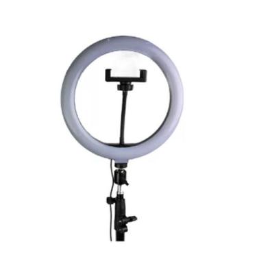 Imagem de Ring Light Iluminador Anel Luz 30cm 12 Polegadas Tripé 2,1m - A.R Vari