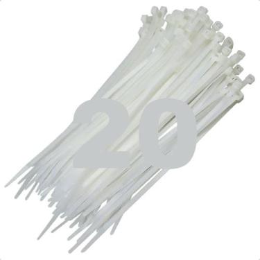 Imagem de Cinta De Nylon Grande 39cm Abraçadeira Plastica 20 Unidades - Magazine