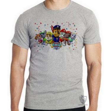 Imagem de Camiseta  Patrulha Canina todos Blusa criança infantil juvenil adulto 
