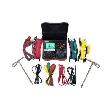 Imagem de Terrômetro Digital Função Megohmetro Voltímetro Fasimetro Hold Mrt-600